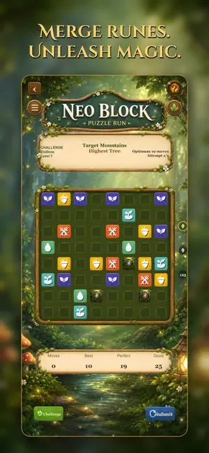 NEO Blocks: Rune Merge Puzzle screenshot 4