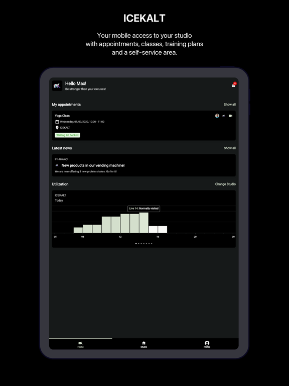 ICEKALT app screenshot