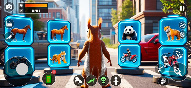 Squirrel Super Hero Action Sim screenshot 2