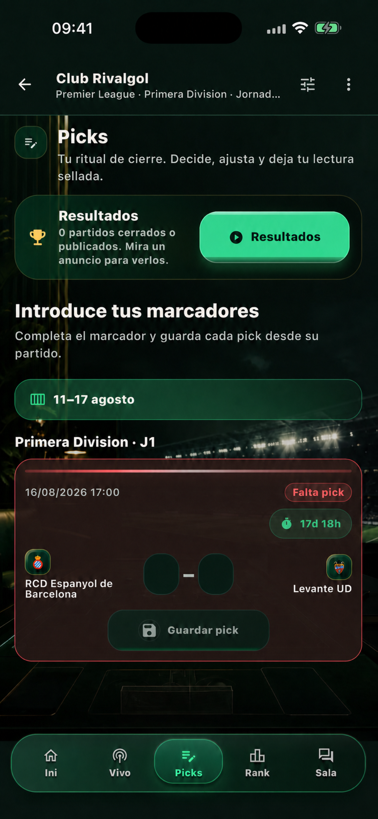 Rivalgol screenshot 2