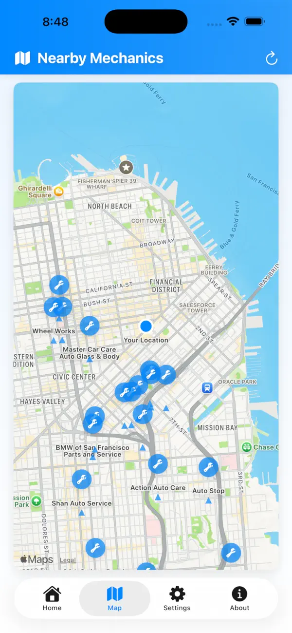 #5. TowMate App (iOS) Ved: Gregory Hogan