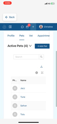 The Pet Sitting Co iPhone screenshot