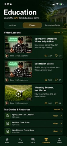 Lawncare Workshop screenshot
