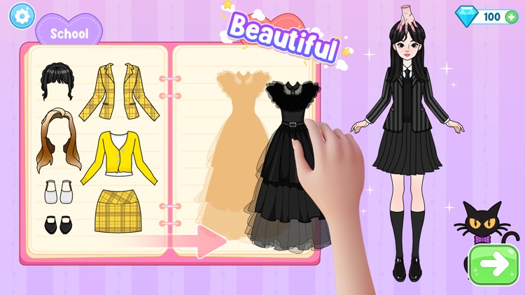 Paper Doll Makeover & Dress Up screenshot-4