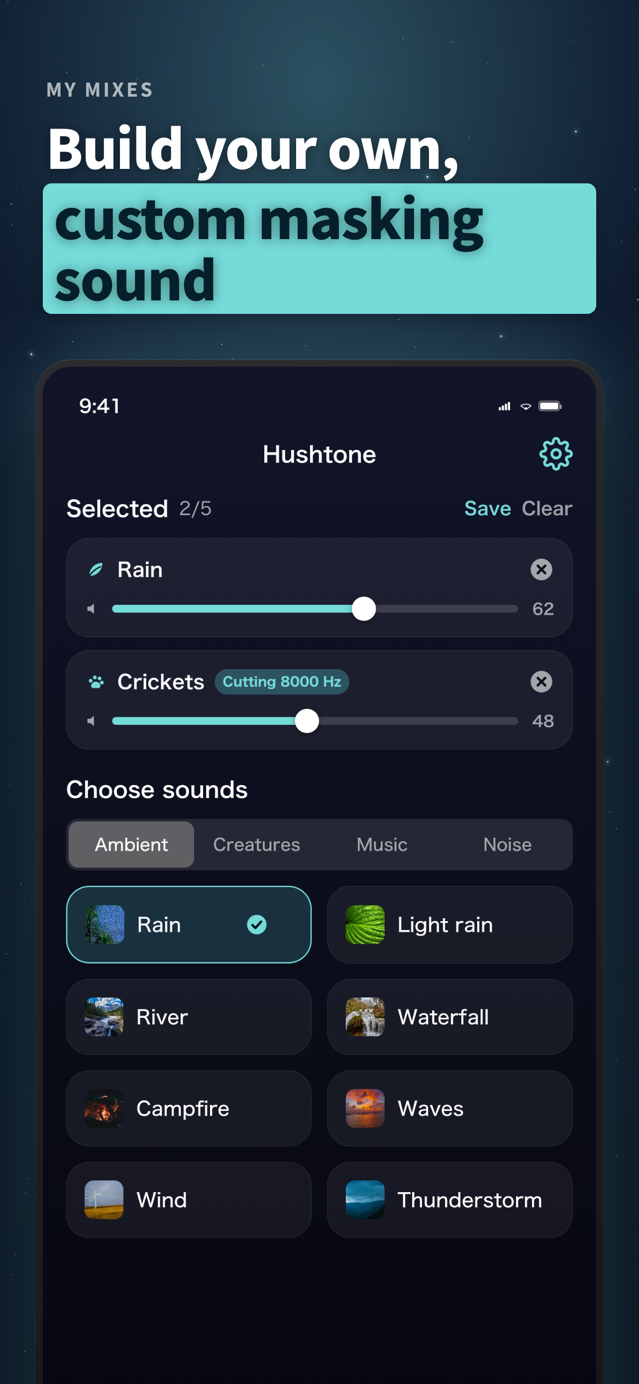 Hushtone: Tinnitus & Sleep