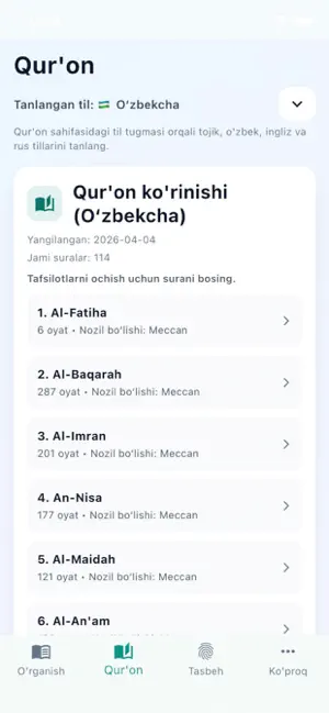 Men namoz o'qishni o'rganaman iPhone screenshot 3