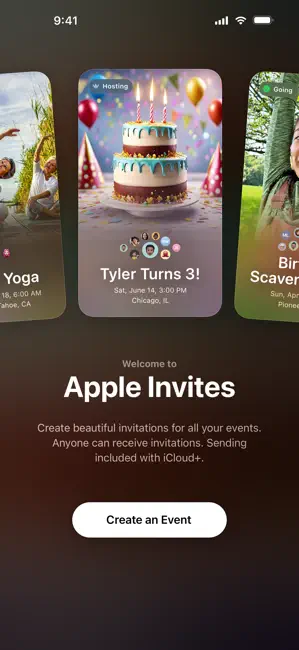 Apple Invites iPhone screenshot 1