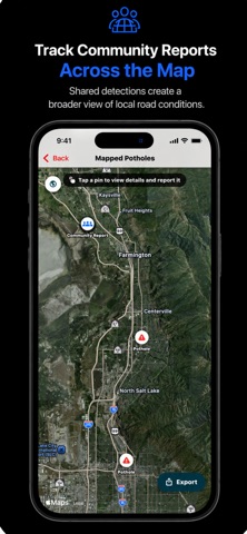 Pothole AI iPhone screenshot