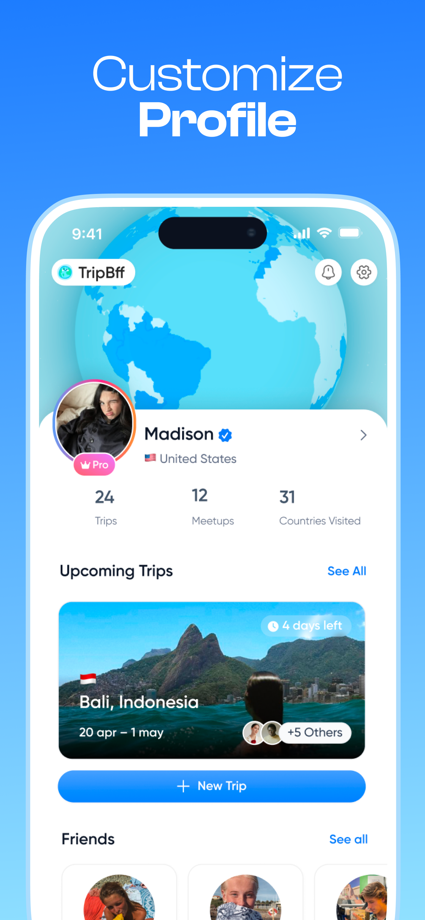 tripbff - travel friends 的 App Store 截图 7