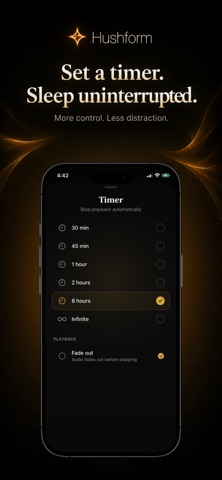 Hushform iPhone screenshot
