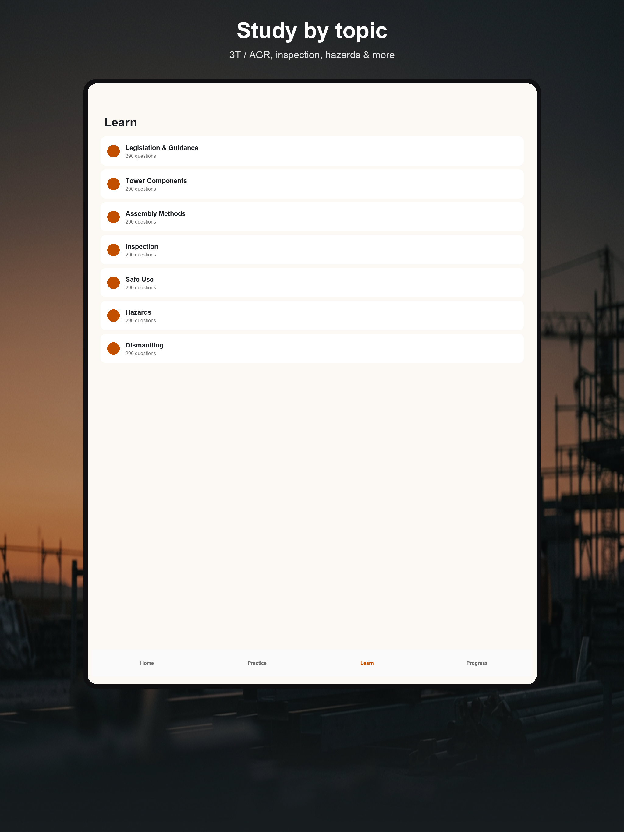 PASMA Tower Prep screenshot 7