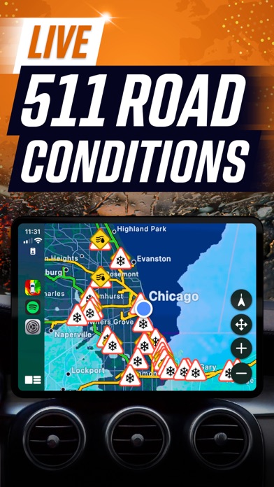 Car.Play Weather Navigation Screenshot