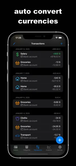 xpenses: spending tracker screenshot 2