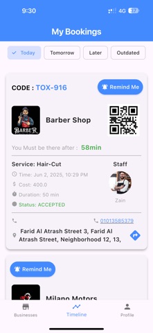 EvoQ : Smart Booking screenshot