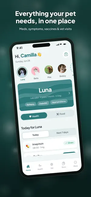 Sereno: Chronic Pet Health screenshot 1