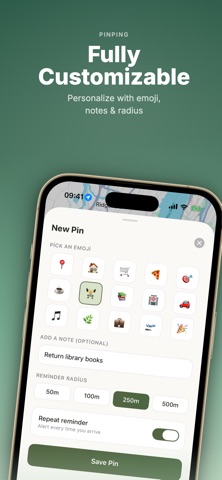 Pinping - Location Reminders screenshot