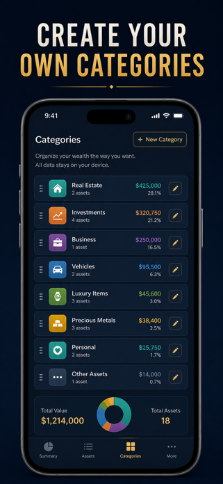 Net Worth: Assets & Debts Screenshot 7 of 9