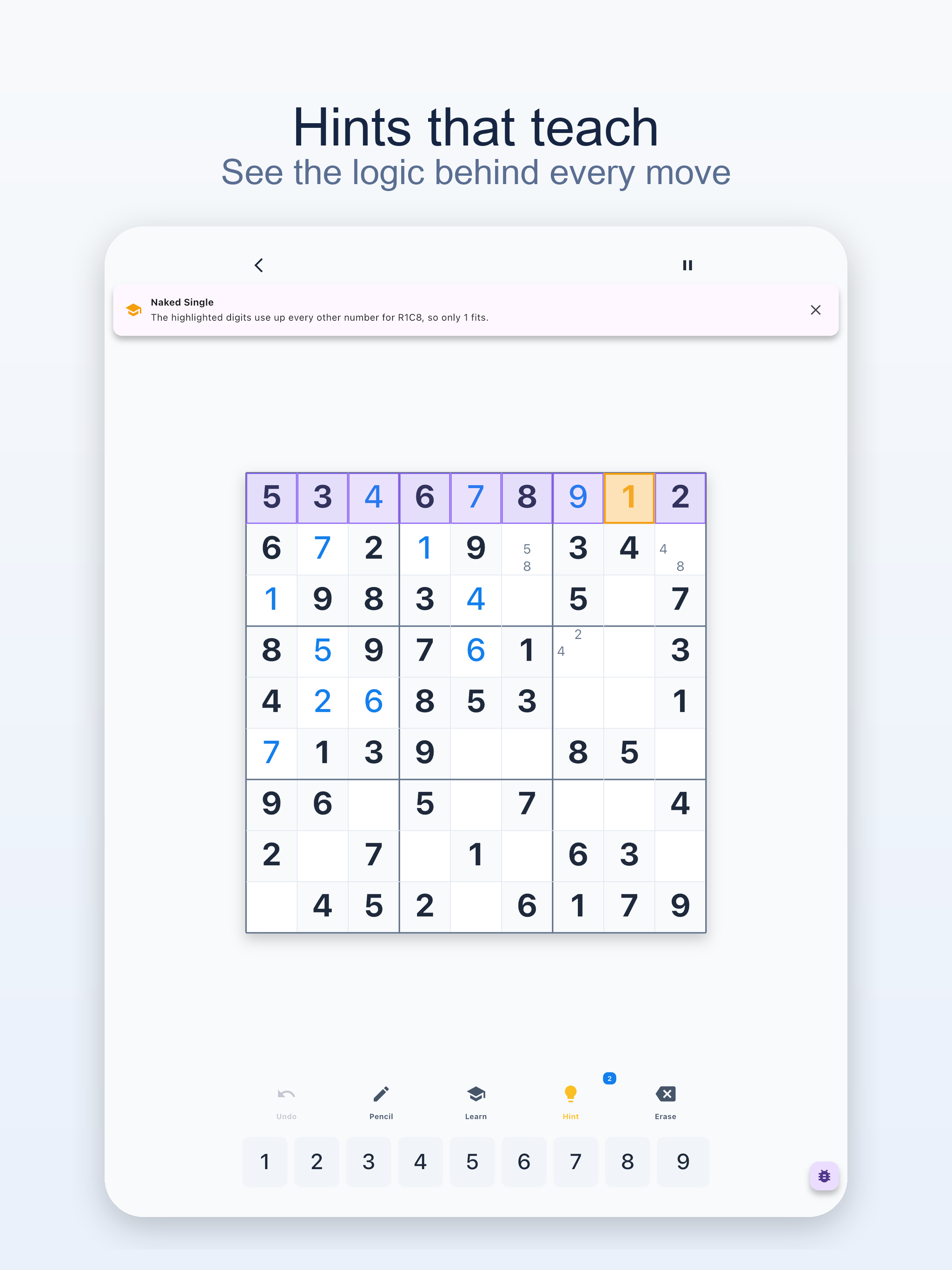Izi Sudoku: Logic Puzzle Game screenshot 13