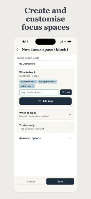 Digital Habits: Blocker screenshot 2