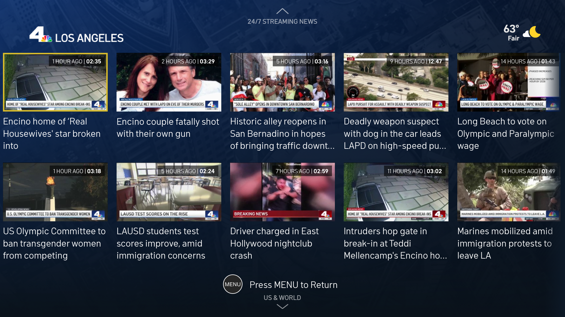 NBC LA: News, Weather, Live TV