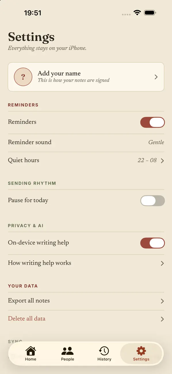 Screenshot #3 pour Kind Note