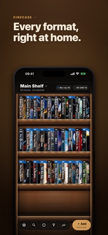 Cinecase iPhone screenshot