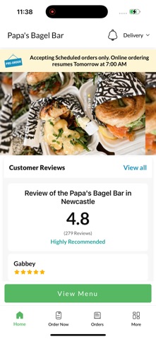 Papa's Bagel Bar Screenshot 3 of 8