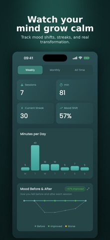 ELYND: AI Meditation & Calm iPhone screenshot