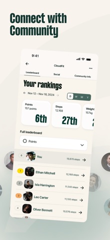 CloudFit: AI Workout Coach iPhone screenshot