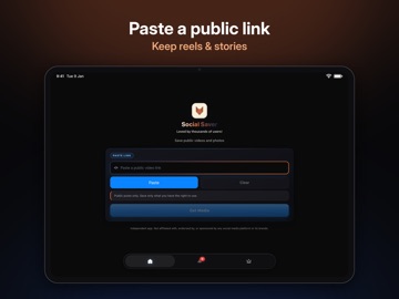 Social Saver: Video Downloader iPad screenshot
