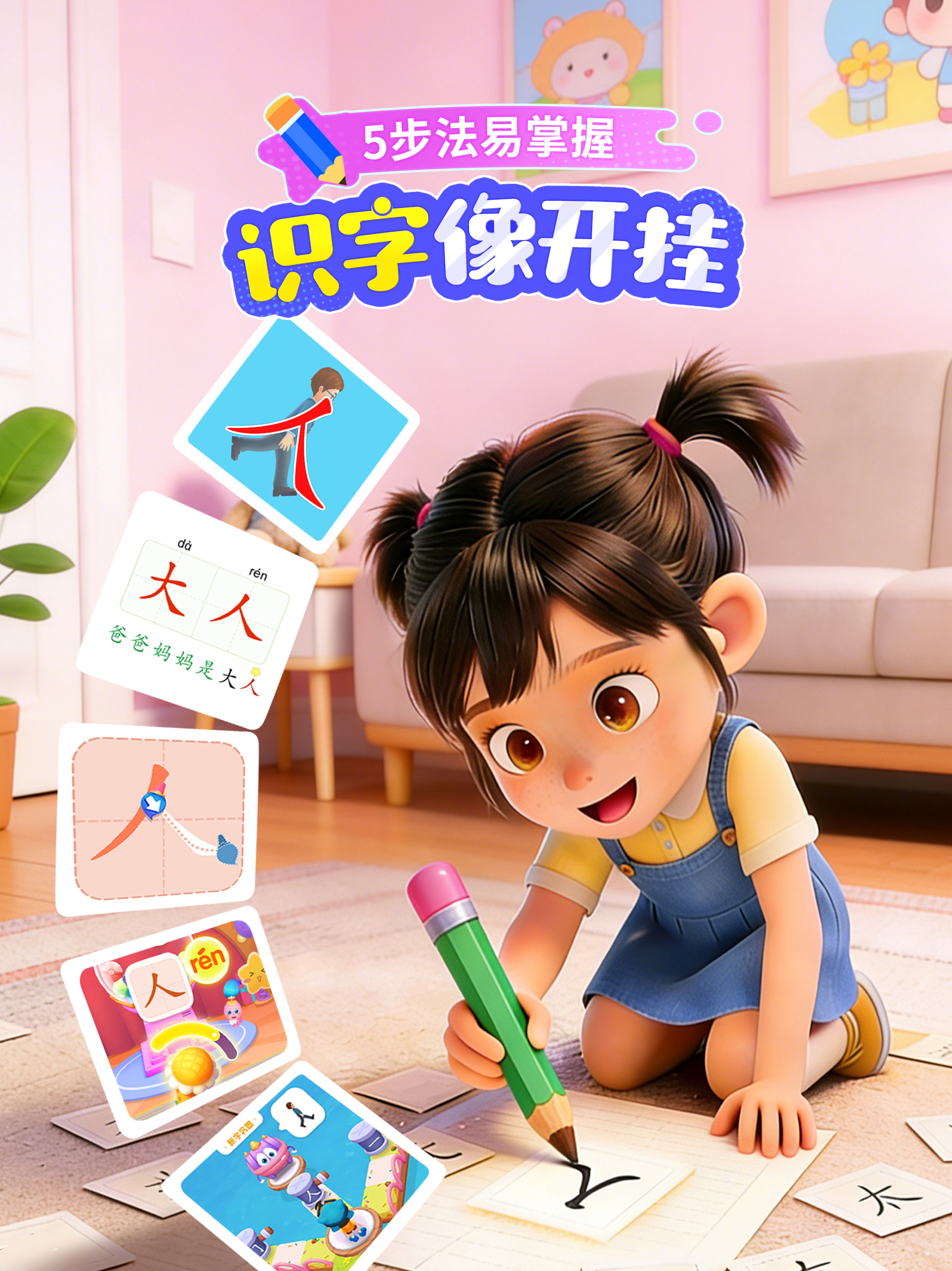 宝宝巴士汉字-儿童识字认字早教启蒙学习软件
