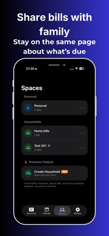 Bill Organizer: Bills & Alerts iPhone screenshot
