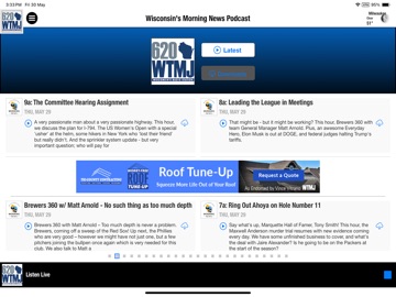 620 WTMJ Radio iPad screenshot