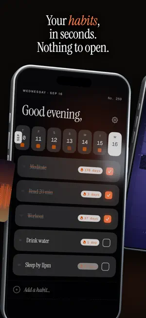 trak: habits become wallpaper screenshot 3