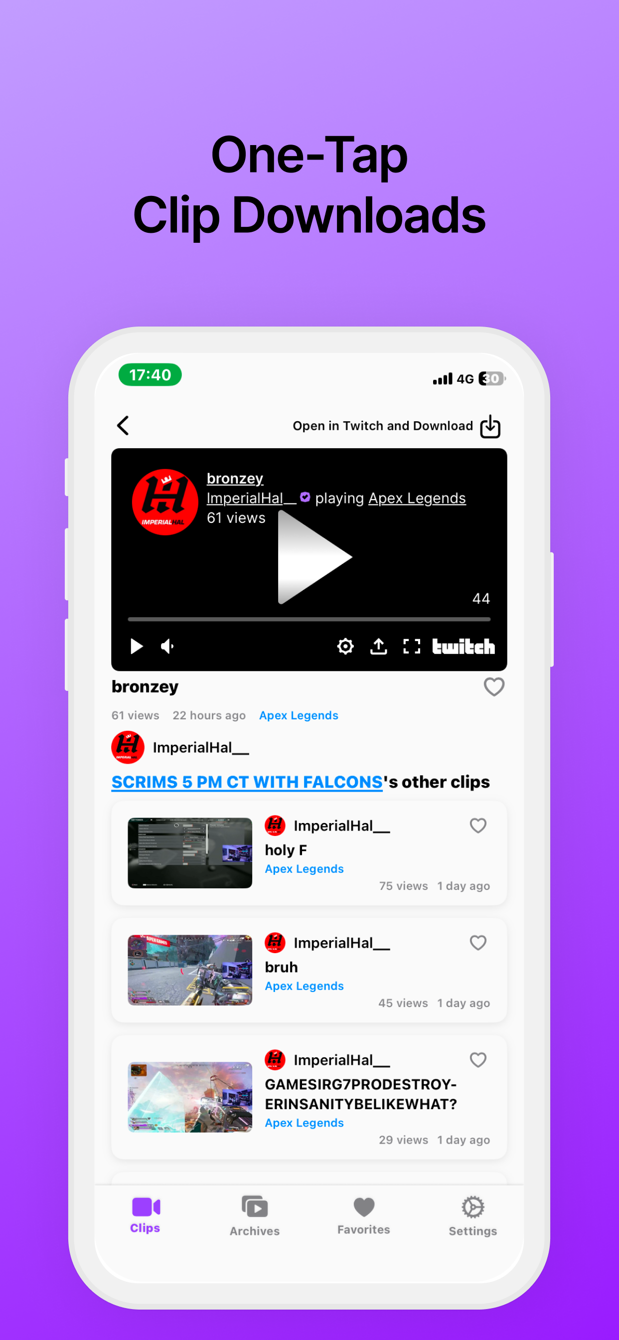 CliBro!-Twitch Support App
