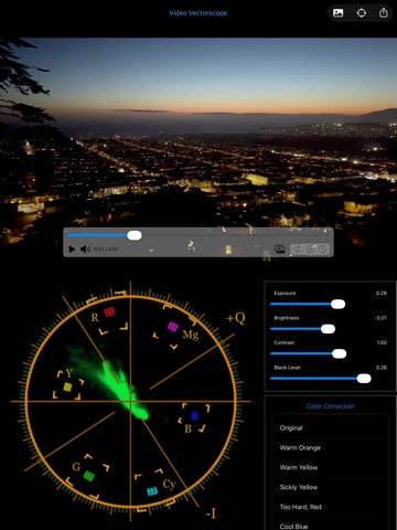 Video VectorScope iPad screenshot