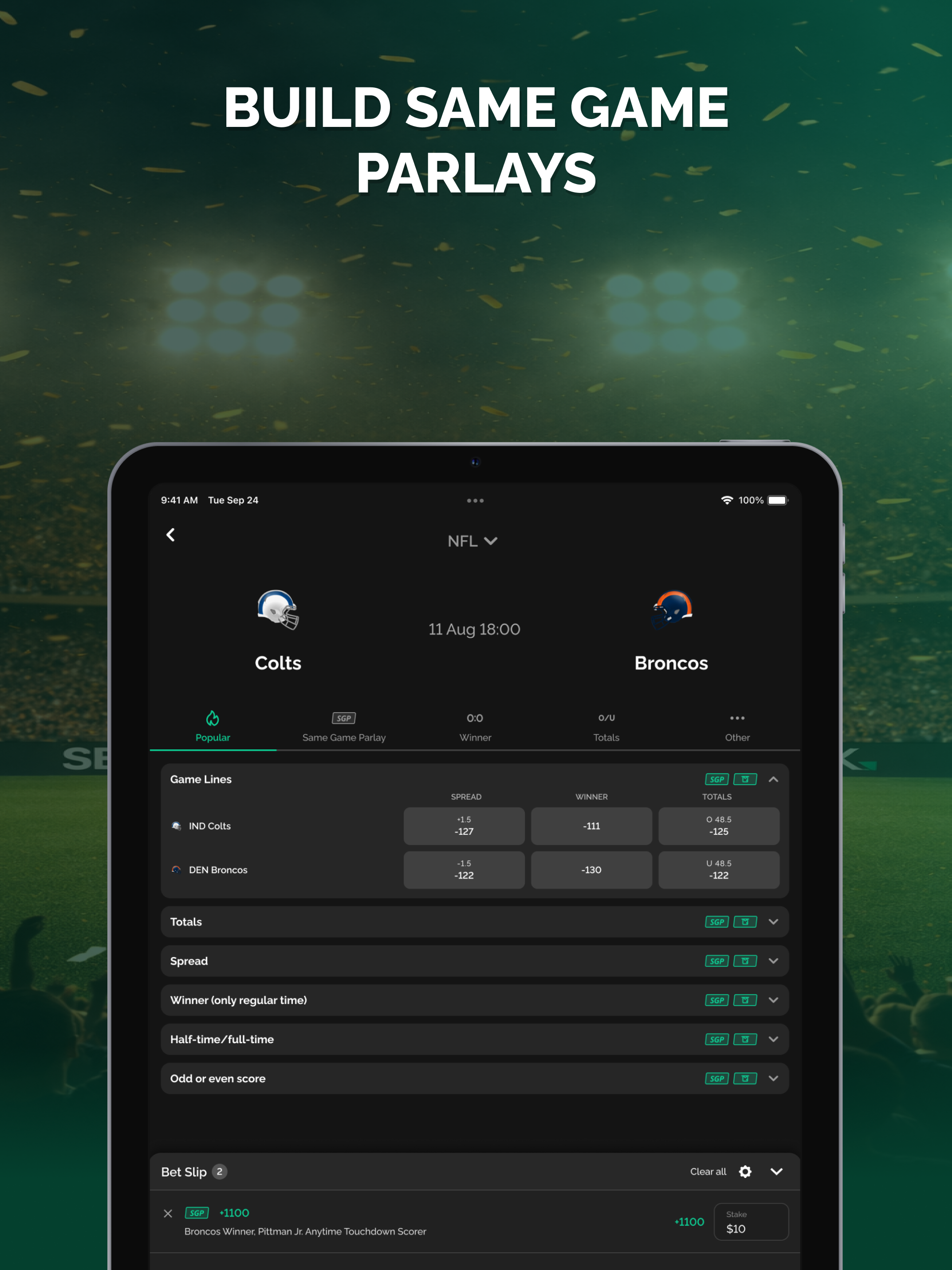 SBK Sportsbook Indiana Online