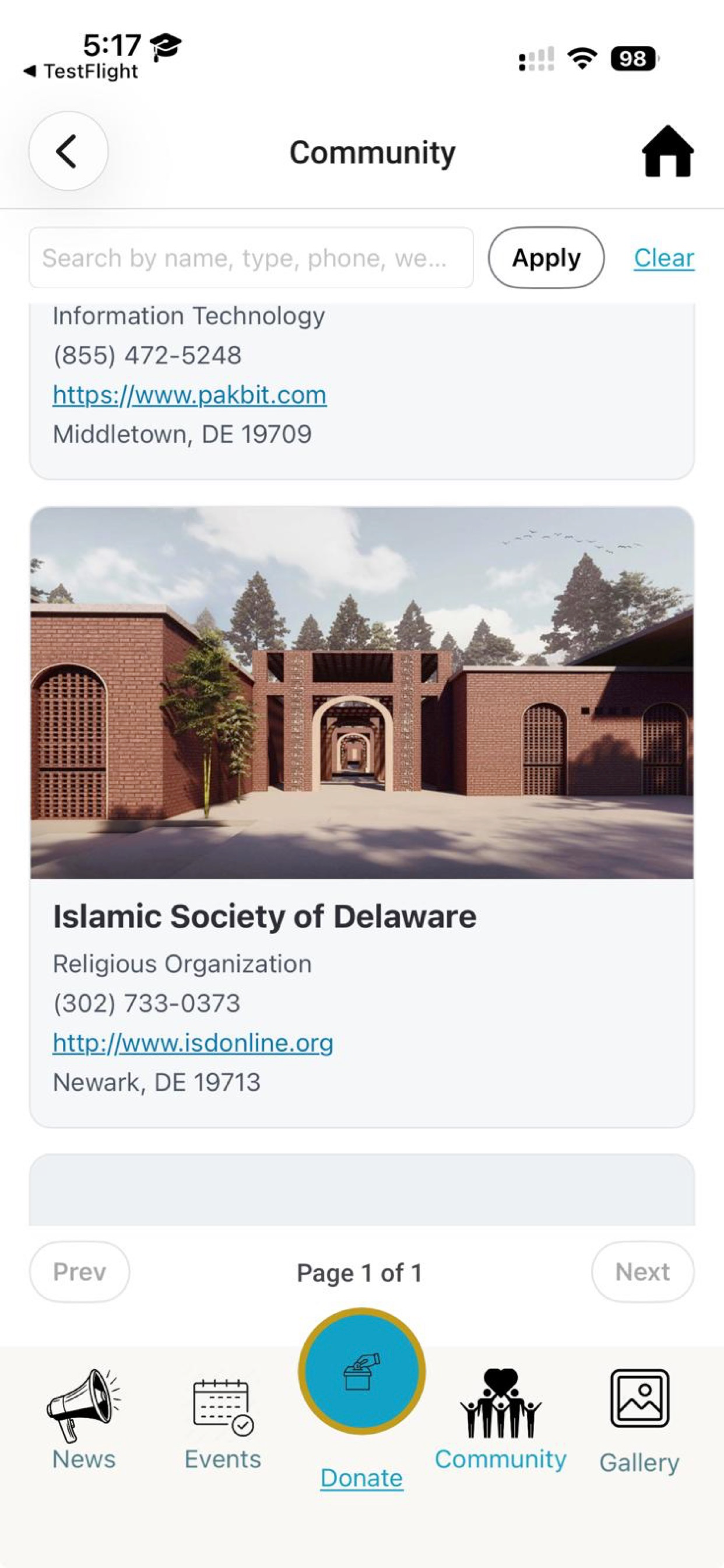 Masjid Al-Noor ISD