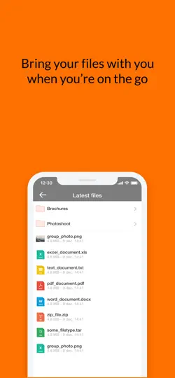 Capture d'écran de Orange Connect App sur iPhone 5