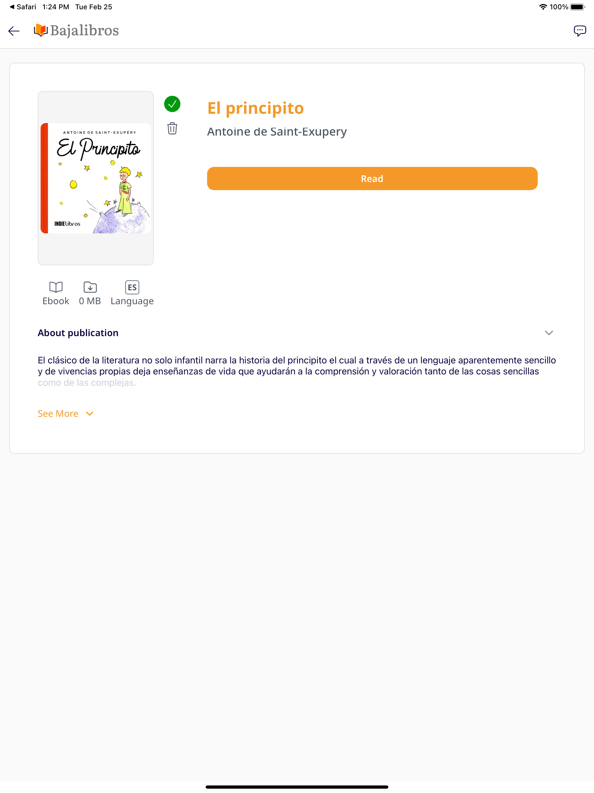 BajaLibros Reader screenshot 7