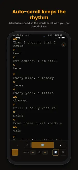 GigScript: Lyrics & Chords screenshot 4