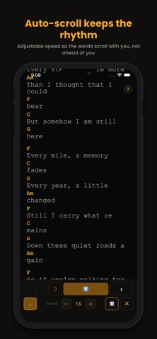 GigScript: Lyrics & Chords Screenshot 4 of 6
