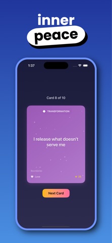 Mantras: Daily Affirmations iPhone screenshot