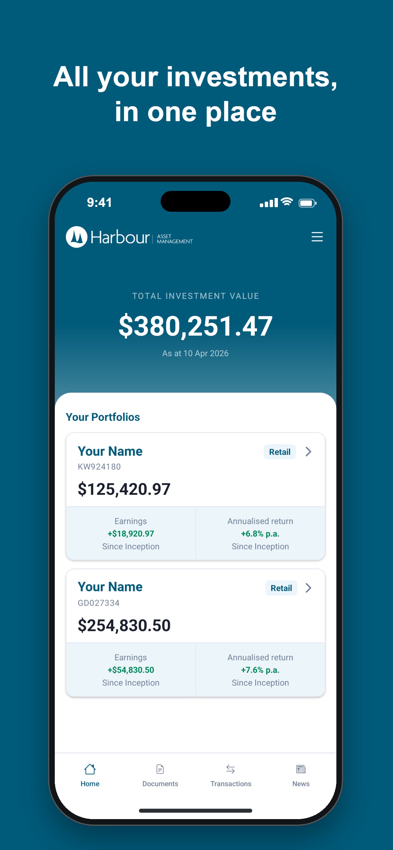 Screenshot 3 of Harbour Asset Management
