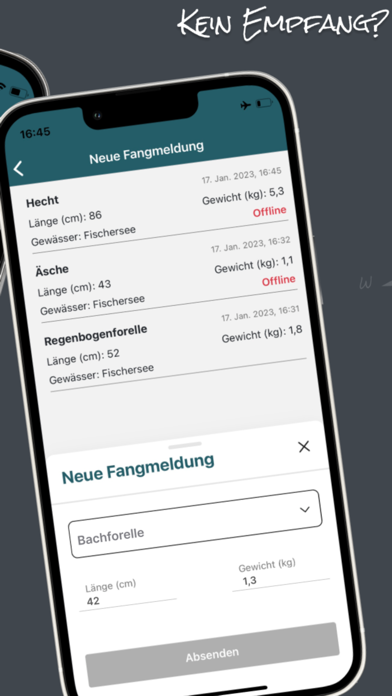 Angelroute - Angelkarten App Screenshot