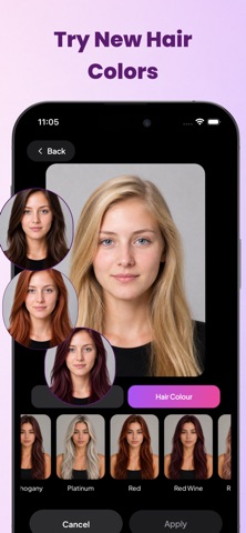 Hairstyle AI: Haircut Filter iPhone screenshot