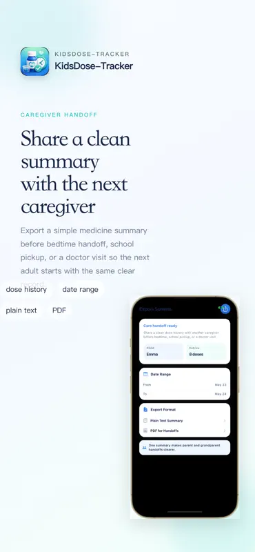 KidsDose-Tracker screenshot 5 of 5
