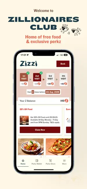 Zizzi Zillionaires’ Club iPhone screenshot 1