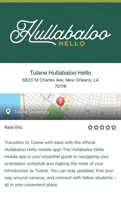 Tulane Hullabaloo Hello Screenshot