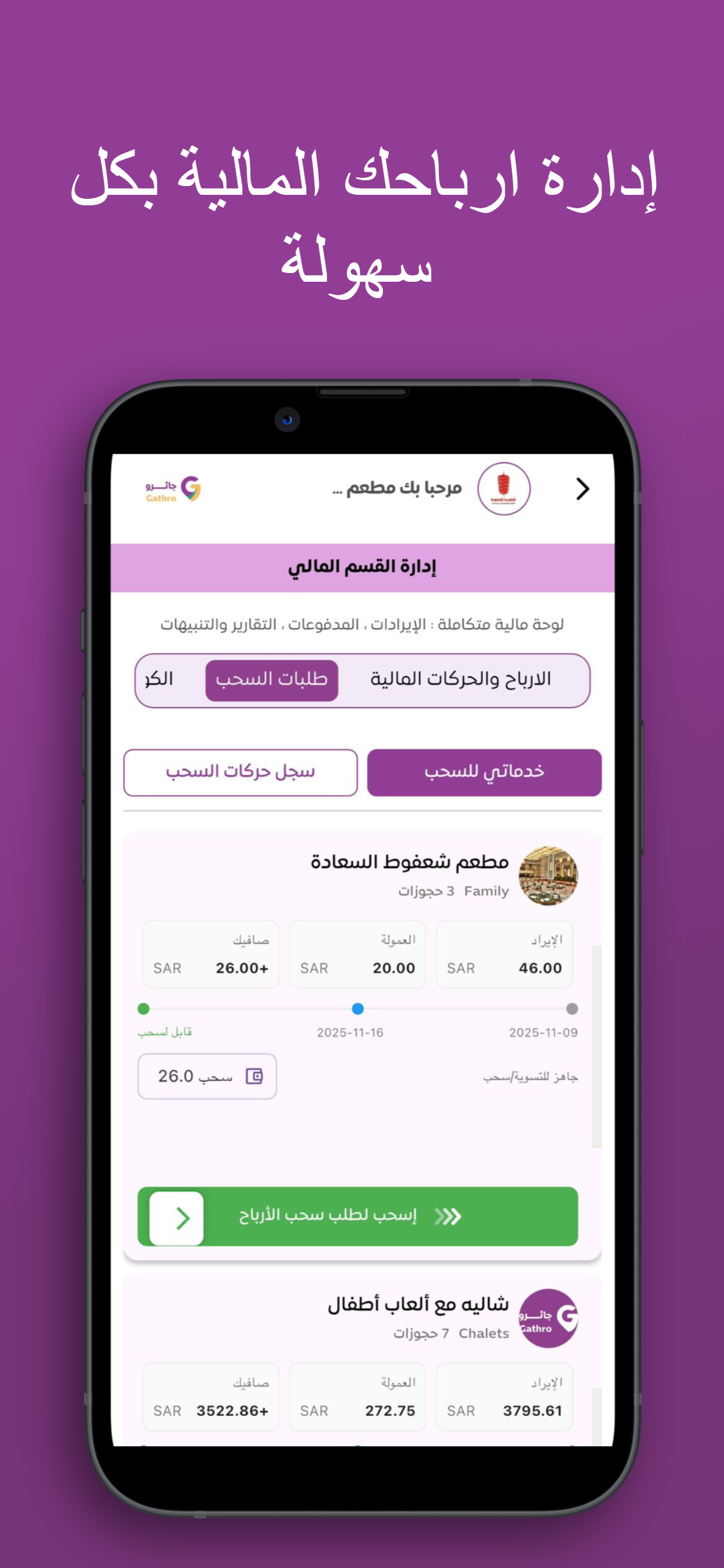 جاثرو أعمال